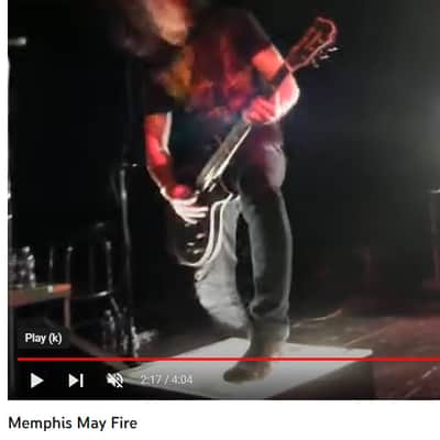 Kellen McGregor's (Memphis May Fire) Fernandes Monterrey image 11