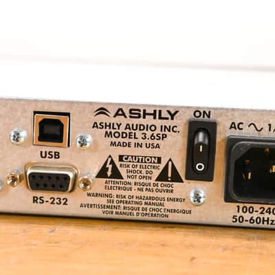 Ashly Protea 3.6SP 3-Input, 6-Output Digital Speaker Processor CG01XV9 image 10