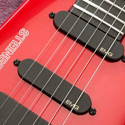 Vintage Left-Handed Red Steinberger GL4T TransTrem Guitar - Restored by Jeff Babicz! - HeadlessUSA image 8