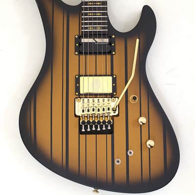 Schecter Synyster Custom-S Guitar Satin Gold Burst B-Stock 0626 image 2