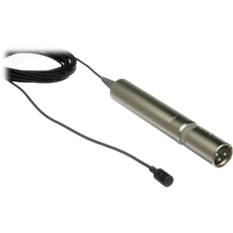 Sony ECM 44B Omnidirectional Lavalier Microphone image 1