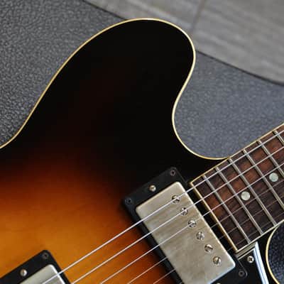 Minty! 2012 Gibson Custom Shop 1959 Historic ES-335 VOS Semi-Hollow Electric Guitar Sunburst + COA OHSC image 4