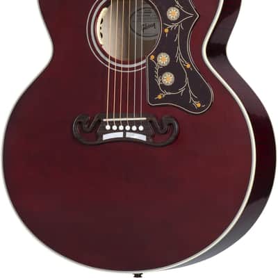 Gibson Acoustic SJ-200 Standard Maple Acoustic-electric Guitar - Wine Red image 1