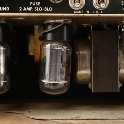 1965 Fender Bassman-Amp Tube Amplifier Head in '63 Blonde Cabinet #50272 image 17