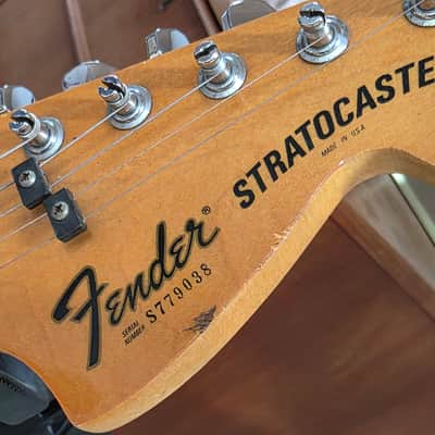 1977 Fender Stratocaster Dakota Red Kahler HSH American Vintage 70s 1970's DiMarzio USA Strat Custom Fiesta Red Guitar image 4
