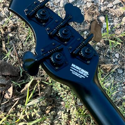 Ernie Ball Music Man Bongo Bass Guitar 4 HH 2009 - Stealth Black image 20