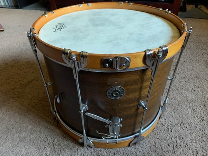 1950's Gretsch Marching Snare Drum w/ Case - 10X14 imagen 1