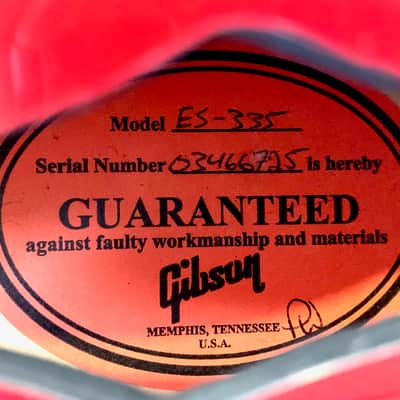 Gibson ES-335 Dot 2006 Cherry image 12