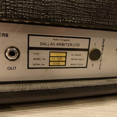 Sound City 120 PA 1976 Black Tolex image 3