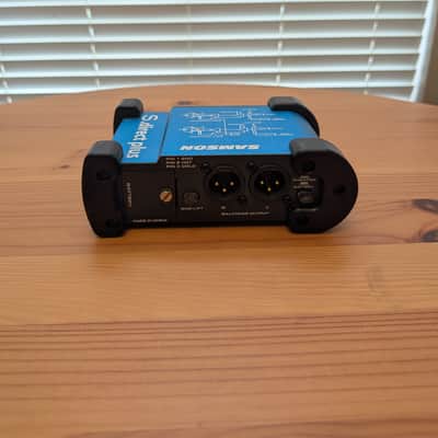 Samson S-Direct Plus S Class Mini Stereo Direct Box 2010s - Blue/Black image 4