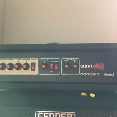 Sunn Concert Lead (Red Knob) Late 70's image 1