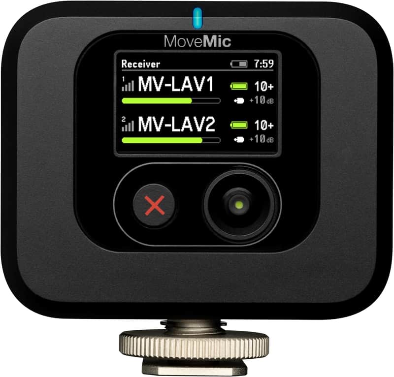 Shure MV-r-z7 MoveMic Camera Mount Wireless Receiver image 1