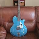 Supro 1570WB Sahara Single Pickup Americana Series Electric Guitar 2010s - Wedgewood Blue Metallic
