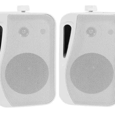Pair Rockville HP4S 4" Outdoor/ Indoor Home Theater Speakers w/ Swivel Bracket image 4