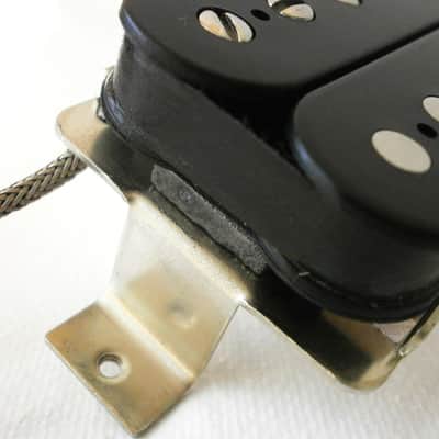 Q Pickups 1957 PAF Humbucker 1pc Alnico II Classic VINTAGE CORRECT Clone Black 57 1958 Bucker Fits Gibson image 6