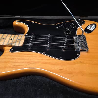 1979 Fender Stratocaster Natural Butterscotch Ash American Vintage 70s 1970's USA Strat Guitar image 6