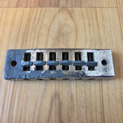 Vintage 1970's Gibson Harmonica Guitar Bridge! image 1