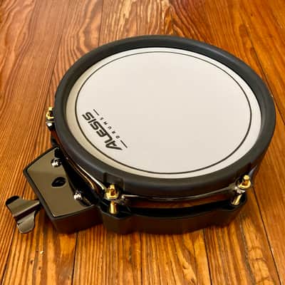 Alesis 8” Mesh Drum Pad NEW w/Pro Clamp, Cable & L-Bar Strata Core (Dual Zone) image 1