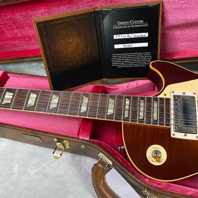 NEW ! Gibson Custom Shop 1959 Les Paul - Iced Tea - Authorized Dealer - Quilt / Flame Top - VOS - 8.5 lbs - G07605 image 14