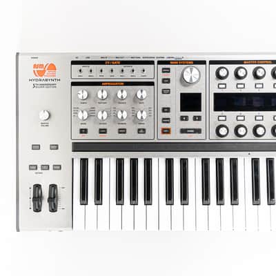 ASM Hydrasynth 49-Key Keyboard Synthesizer 5th Anniversary Silver Edition image 3
