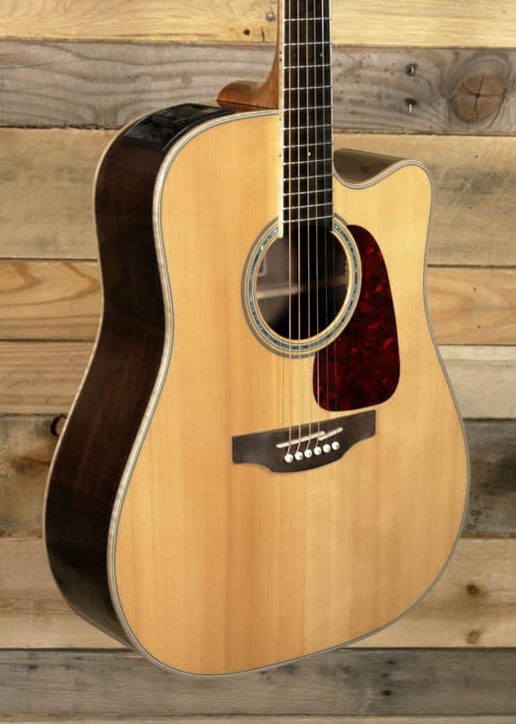 Takamine GD71CE Dreadnought Cutaway Acoustic Electric Guitar Natural image 1
