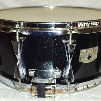 TAMA GranStar Custom Snare Drum 80's Black Nickel Sparkle Wrap PLAYER'S CONDITION image 3