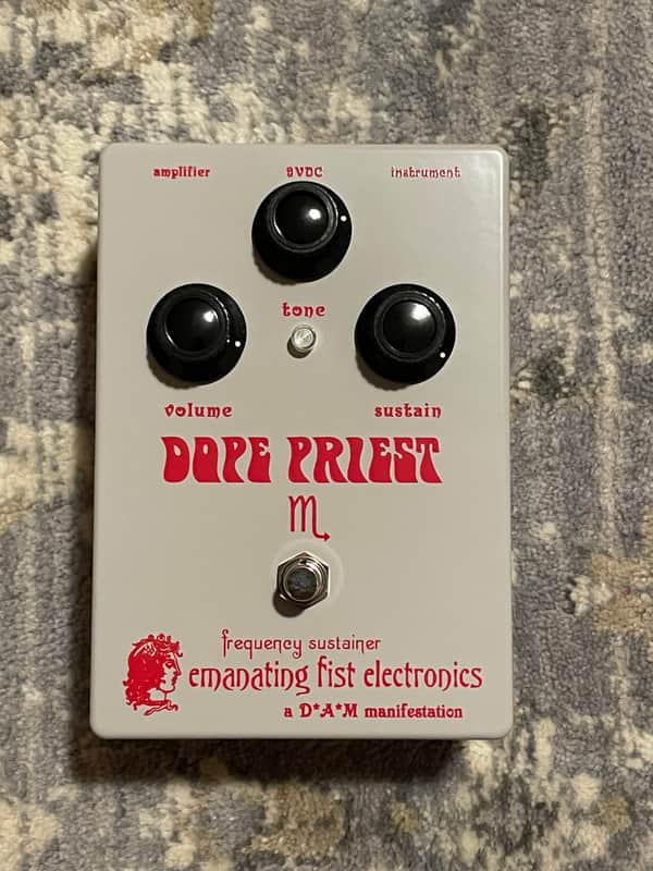 D*A*M EFE Dope Priest (Ram Head Big Muff/Circuit type '77) 2019 Dove Grey/Gloss Red image 1
