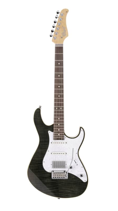 Cort G280SELECTTBK G Series Double Cutaway Electric Guitar - Trans Black image 1