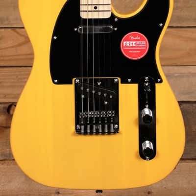 Squier Sonic Telecaster Electric Guitar Butterscotch  Blonde