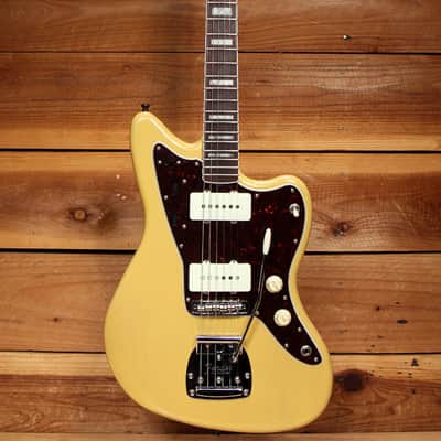 Fender Ltd 60th Anni Classic Jazzmaster Mustang Bridge Matched Head Blonde 42127 image 3