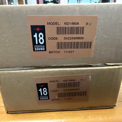 Eighteen Sound ND 1460A PAIR HI POWER DRIVER 8 hom image 20