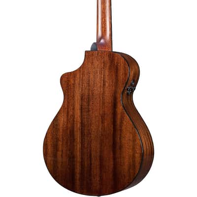 Breedlove Organic Wildwood Pro CE All-African Mahogany Companion Acoustic-Electric Guitar Regular Suede image 2