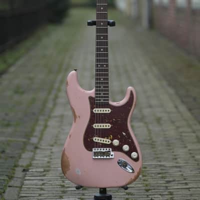 Fender Custom Shop '63 Stratocaster, Heavy Relic, Custom Order - Shell Pink image 17