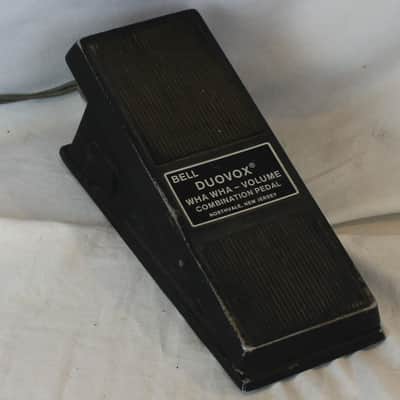 VINTAGE Bell Duovox Wha Wha - Volume Combination Pedal Black image 1