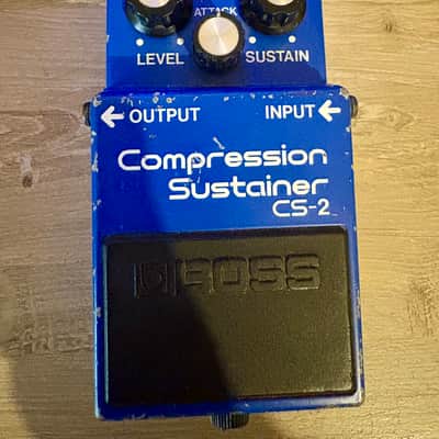 Boss CS-2 Compression Sustainer (Black Label) 1981 - 1989 - Blue image 1