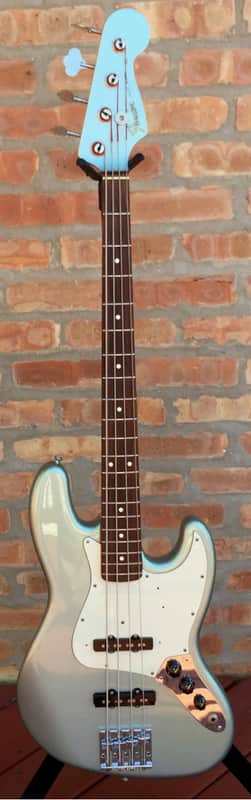 Fender  Jazz Bass from Mars 2001 Ice Blue Metallic image 1