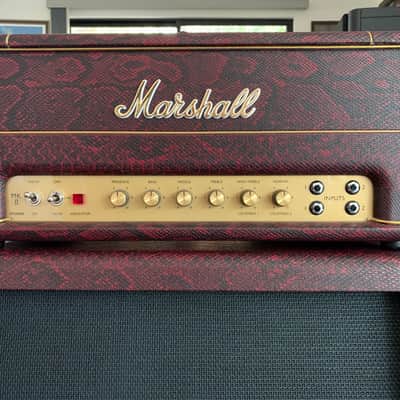 Marshall SV20H + SV212 Studio Vintage Bundle Limited Edition Red Snakeskin image 2