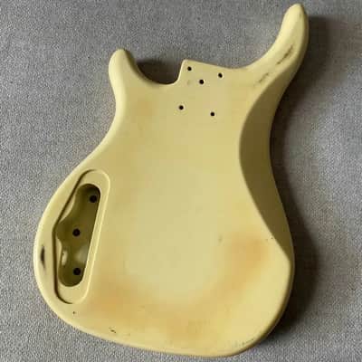 Yellow 4 String Bass Basswood Body DIY Project image 6