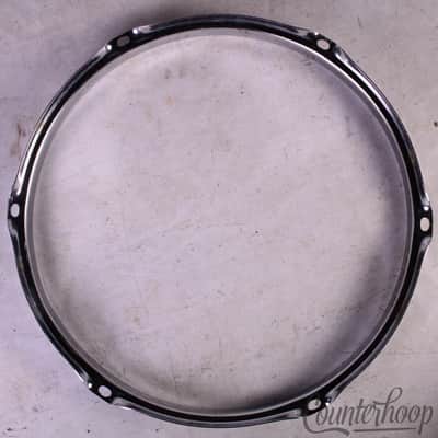 Tama 13" Tom Drum Batter/Resonant Rim/Hoop Superstar/Imperial Vintage 80s Chrome image 5