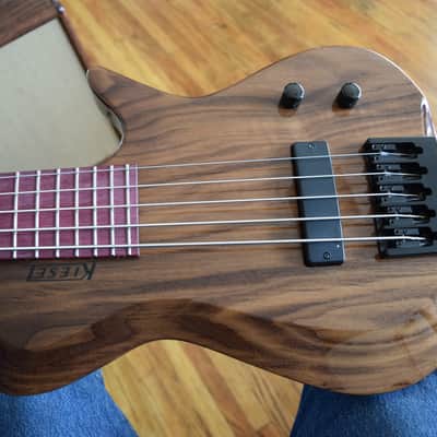 Kiesel Zeus Bass, 5 string ZB5 model , 2018 , exotic wood build, Outstanding condition & tone image 19