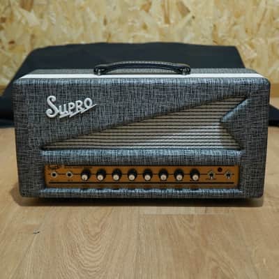 Supro 1696RTH Black Magick Reverb 25-Watt Guitar Amp Head image 1