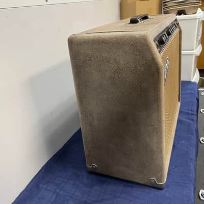 Vintage Fender Super 6G4A Brownface 40-Watt 2x10" Tube Guitar Combo Guitar Amp Amplifier 1960 image 3