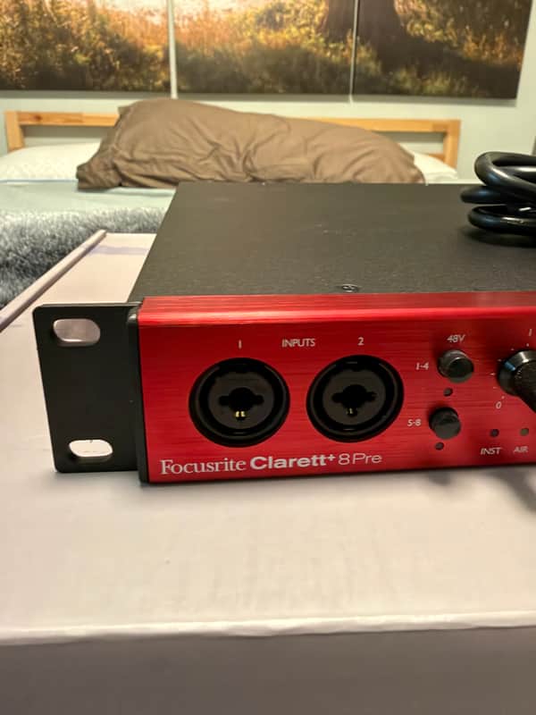 Focusrite Clarett+ 8Pre USB-C Audio Interface 2021 - Present - Red
