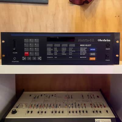 Oberheim Matrix 6R Rackmount 6-Voice Synthesizer 1986 - Black