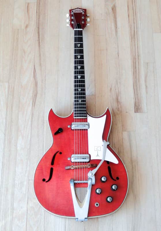 1960s Truetone by Kay Red Devil Speed Demon Vintage Electric | Reverb