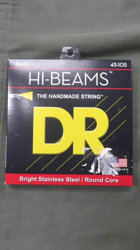DR MR-45 Hi-Beams Electric Bass Strings - Medium (45-105) image 1