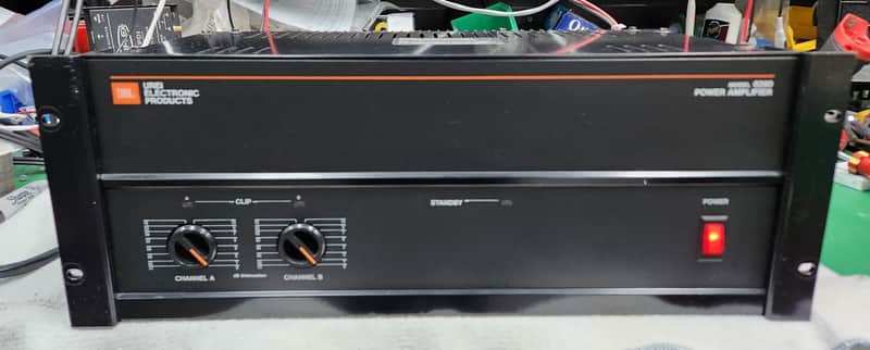 UREI (JBL) Model 6260 Vintage Stereo Power Amplifier 1984 (NO FAN ) image 1