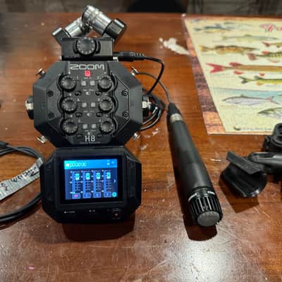 Zoom H8 12-Track Portable Audio Recorder 2020 - Present - Black image 2
