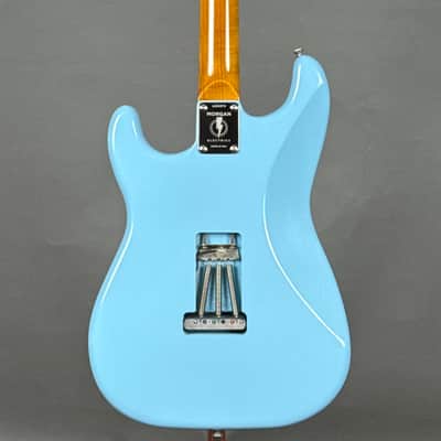 Morgan Electrics Double Cut Standard - CUSTOM - Sonic Blue image 7