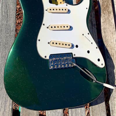 JVG ST body Closet classic clean- Vivid Pearl Metalic Deep Emerald Green Lacquer JVGuitars image 6